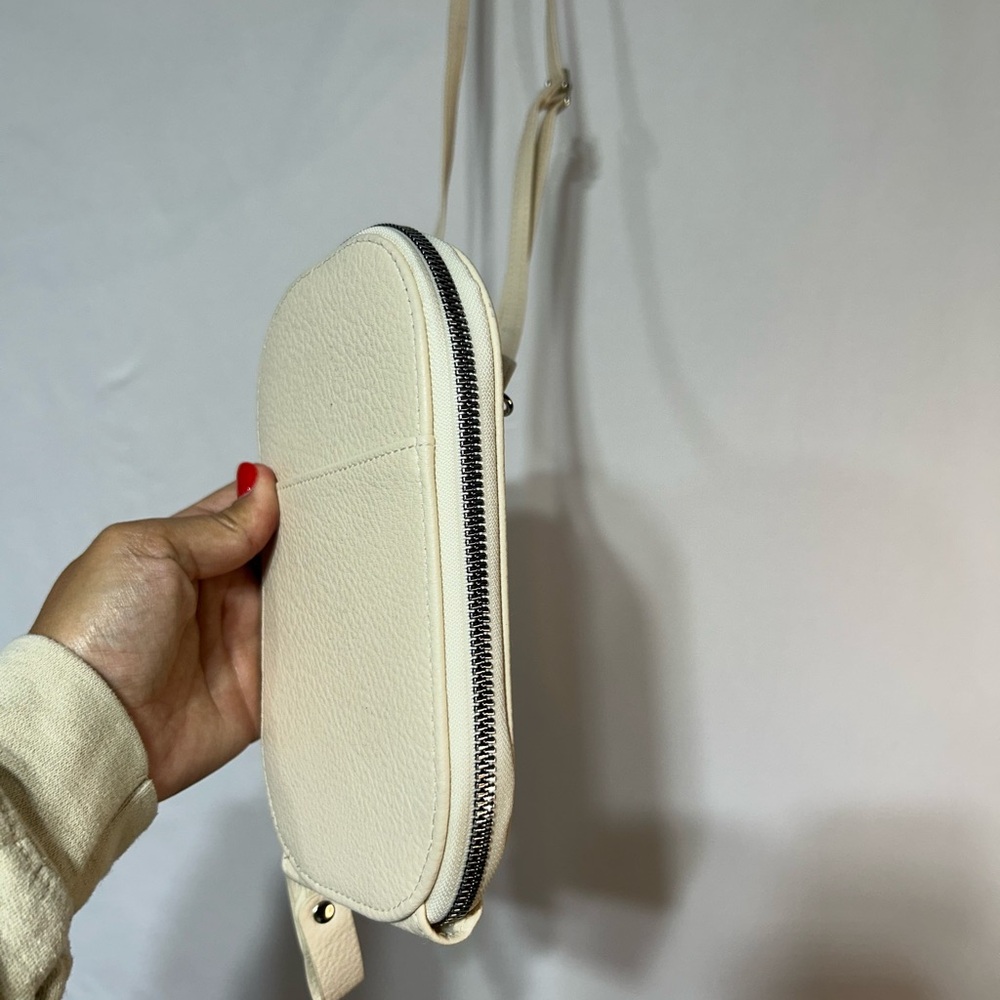 Elegant Cream Crossbody Bag